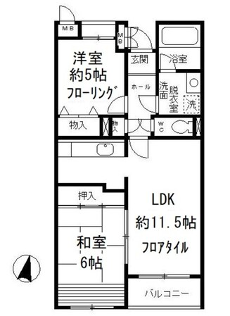 トゥインクル秋津の物件間取画像